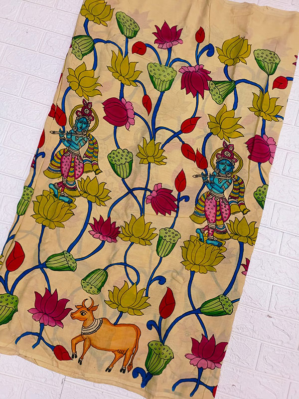 Bangalore Silk Running Fabric Figure Work