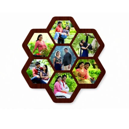15x15 In Hexagon Photo Hanger
