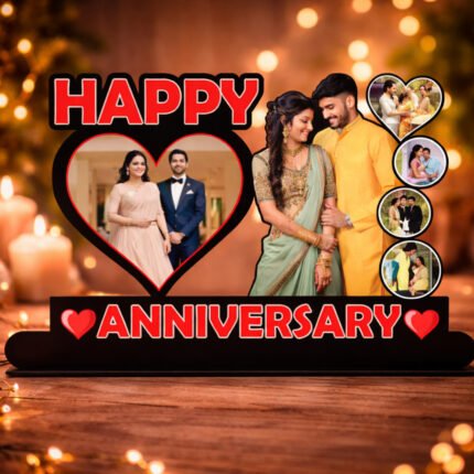 Anniversary Cutout Frame Gloss Wood