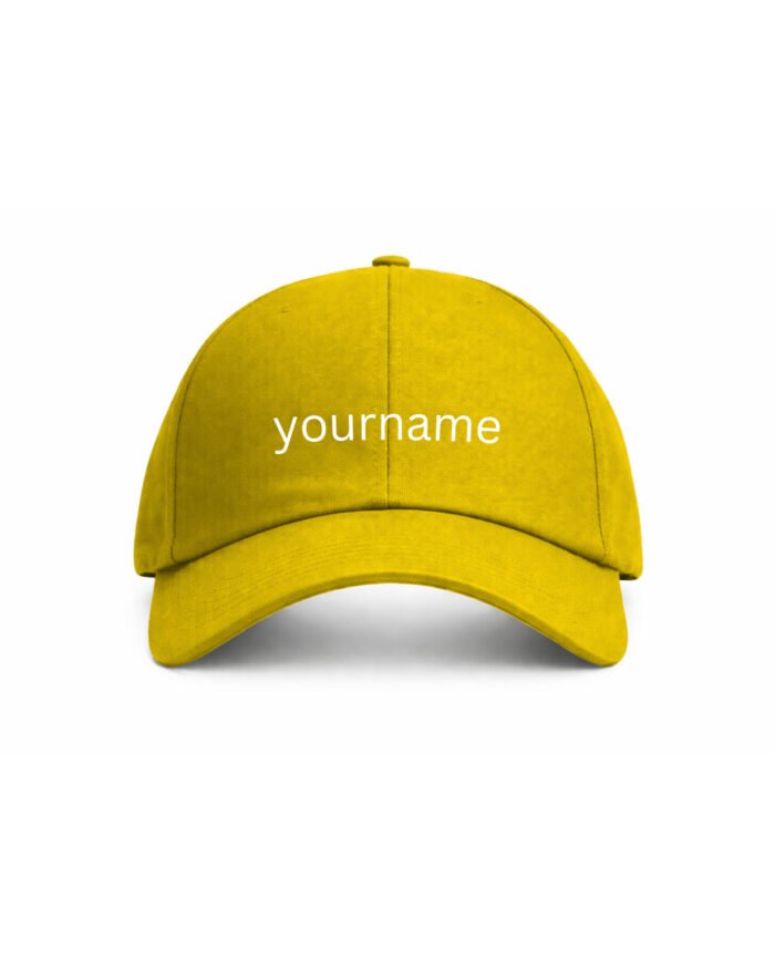 Sports Cap- Yellow – Crazy Creations
